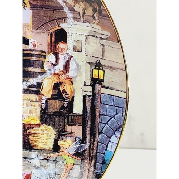 Disneyland Mickey Pirates Of The Caribbean Wall Decor Plate 8" Anniversary 1995 - Picture 7 of 13